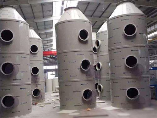 喷淋塔在工业废气处理设备中起到了哪些作用同使用中出现问题的解决方法